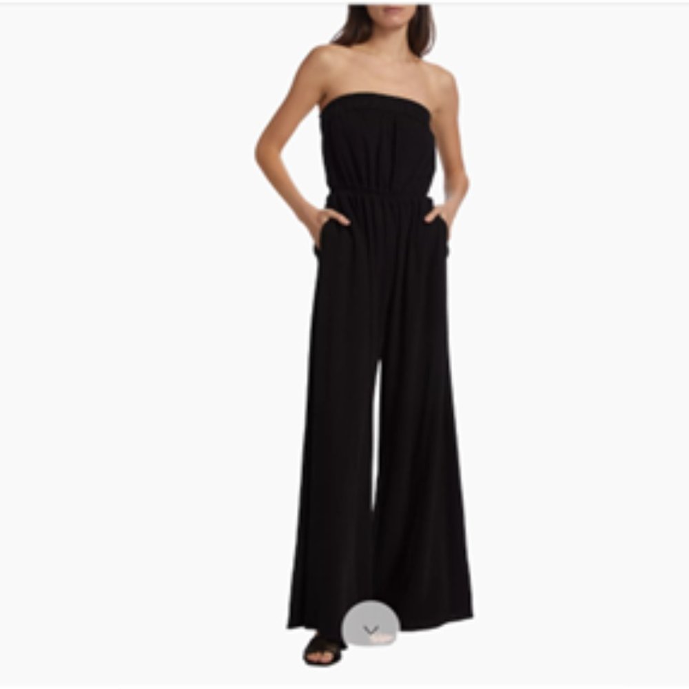 Rivet Utility Black Jumpsuit - Black, NWT, Sz L